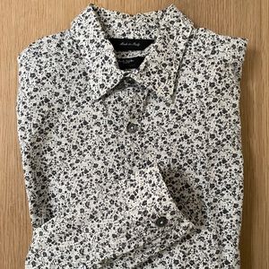 Paul Smith Tailored Fit Grey Floral Print